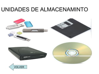 UNIDADES DE ALMACENAMINTO VOLVER 