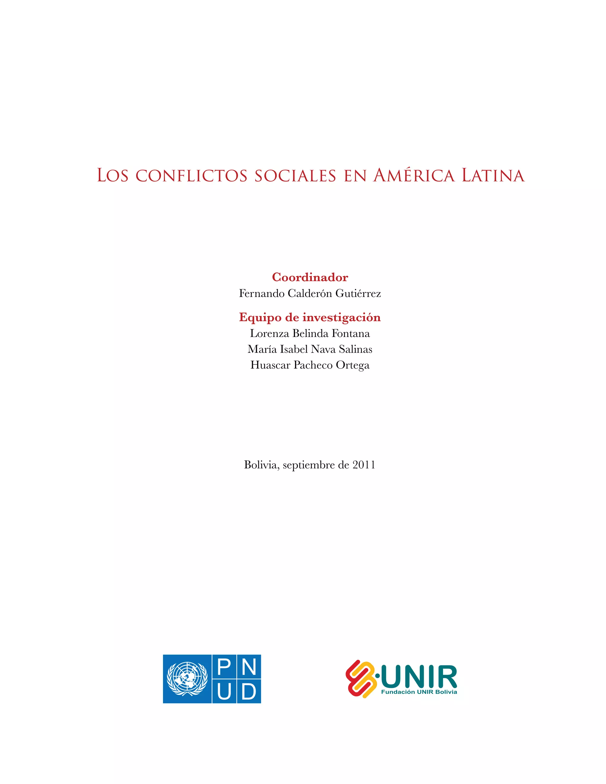 Los conflictos sociales en america latina | PDF