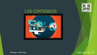 LOS CONTENIDOS
PUBLICITARIOS
Ángel luna2º año “B”
Profesor: Yoel Vivas
 