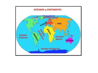 Los continentes 1