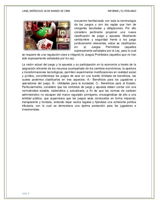 Los contratos de juego y apuesta en la legislación Los contratos de juego y apuesta en la legislación