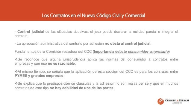 Los Contratos en el nuevo Código Civil y Comercial
