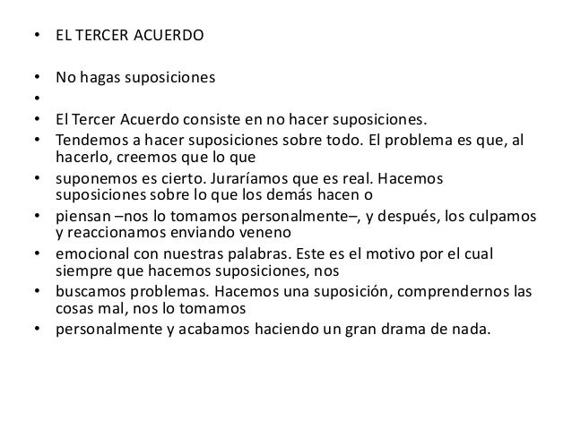 Tercer Acuerdo De Los Cuatro Acuerdos