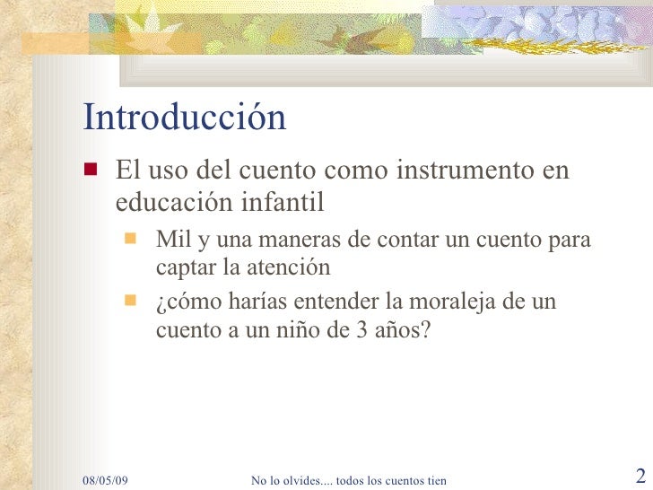 Los Cuentos En EducacióN Infantil