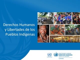 Derechos Humanos
y Libertades de los
Pueblos Indígenas
 