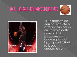 EL VOLEIBOLEs un deporte donde  dos equipos se enfrentan sobre un terreno separado por una malla, cosiste en pasar el balón por encima, sin dejar que la toque el balón y sin dejar que este toque el suelo.