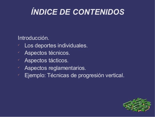 Los deportes individuales
