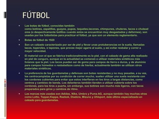 Los deportes y su calzado