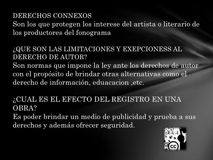 Los Derechos De Autor Los Derechos De Autor