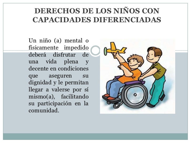 Los Derechos De Las Personas Con Discapacidad