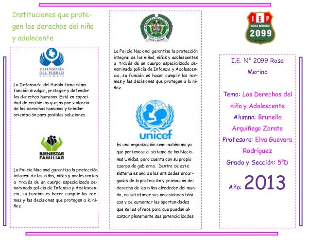 Qué Instituciones Protegen Los Derechos De Los Niños