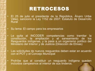 Los derechos de los pueblos indigenas en colombia | PPTX