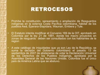 Los derechos de los pueblos indigenas en colombia | PPTX