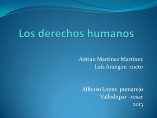 Adrian Martínez Martínez
Luis Arangon cueto

Alfonso López pumarejo
Valledupar –cesar
2013

 