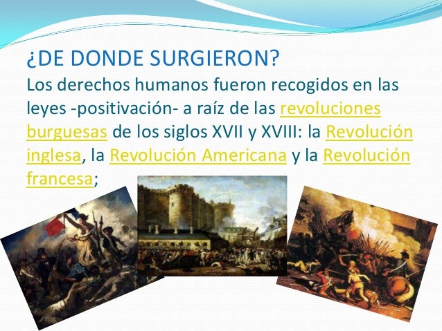 De Donde Surgen Los Derechos Humanos