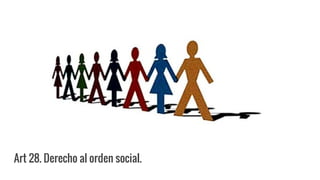 Art 28. Derecho al orden social.
 