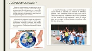 ¿QUÉ PODEMOS HACER?
 