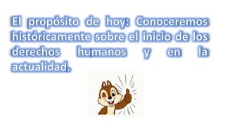 Los derechos humanos- Primaria