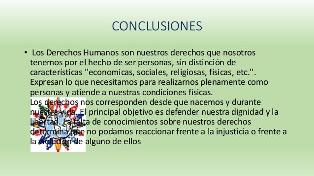 Los derechos humanos diapositiva