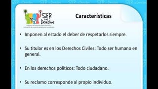 Los derechos humanos tre generaciones