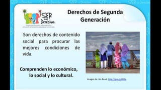 Los derechos humanos tre generaciones