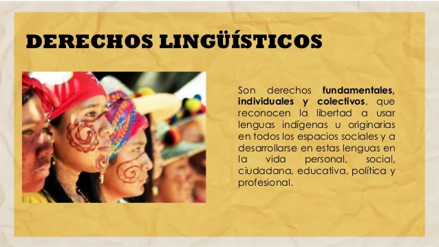 Los derechos linguísticos del perú tacna 2017