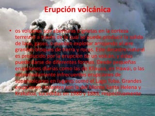 Los desastres naturales | PPTX