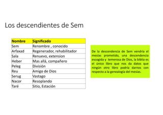 Los descendientes de Sem