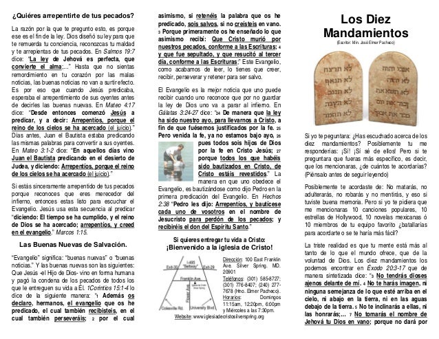 Los diez mandamientos