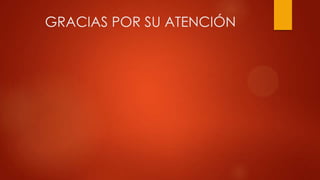 GRACIAS POR SU ATENCIÓN

 