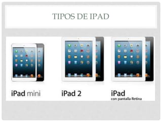 TIPOS DE IPAD