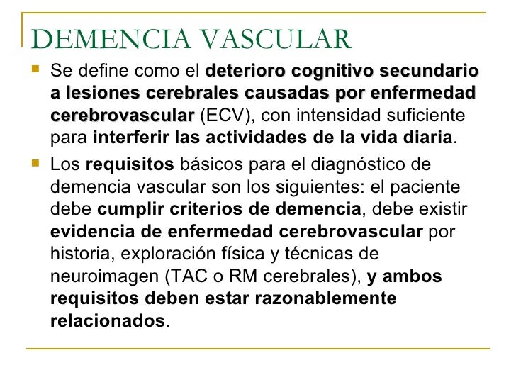 Los distintos tipos de demencia