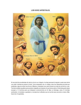12 Discípulos De Jesus Nombres
