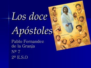 Los doce Apóstoles Pablo Fernandez de la Granja Nº 7  2º E.S.O 