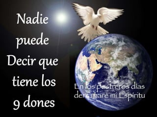 Los dones del Espiritu Santo