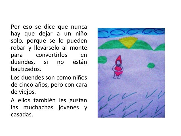Los duendes roba niños.