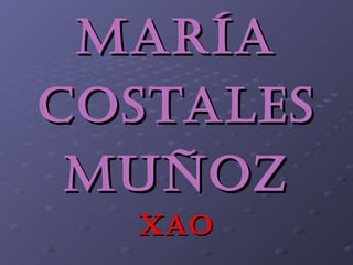 María Costales Muñoz xao 
