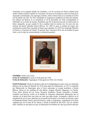 Los Edecanes Del Libertador