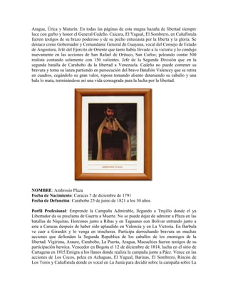 Los Edecanes Del Libertador