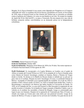 Los Edecanes Del Libertador