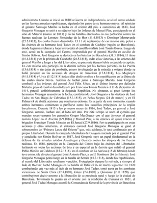 Los Edecanes Del Libertador