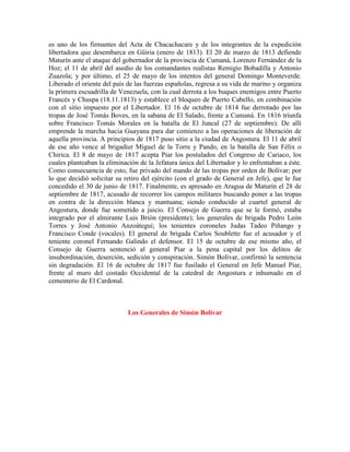 Los Edecanes Del Libertador