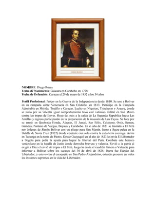 Los Edecanes Del Libertador