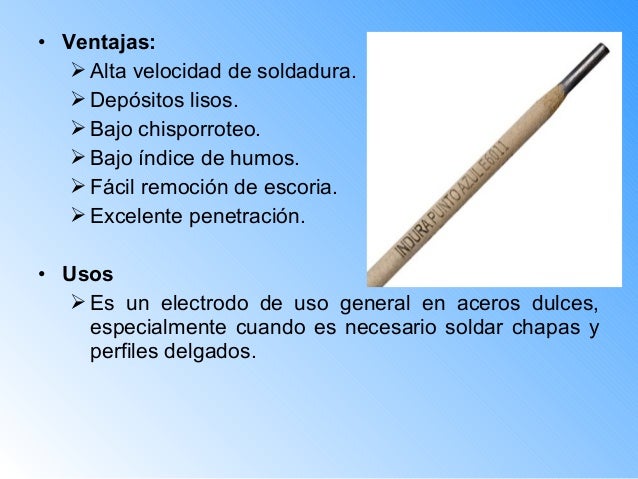 Los electrodos y su clasificación 5° a b