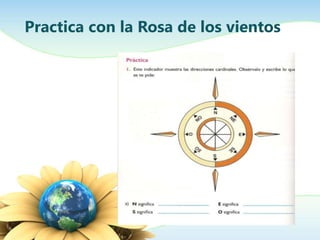 Practica con la Rosa de los vientos