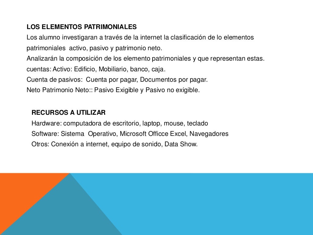 Los Elementos Patrimoniales los-elementos-patrimoniales