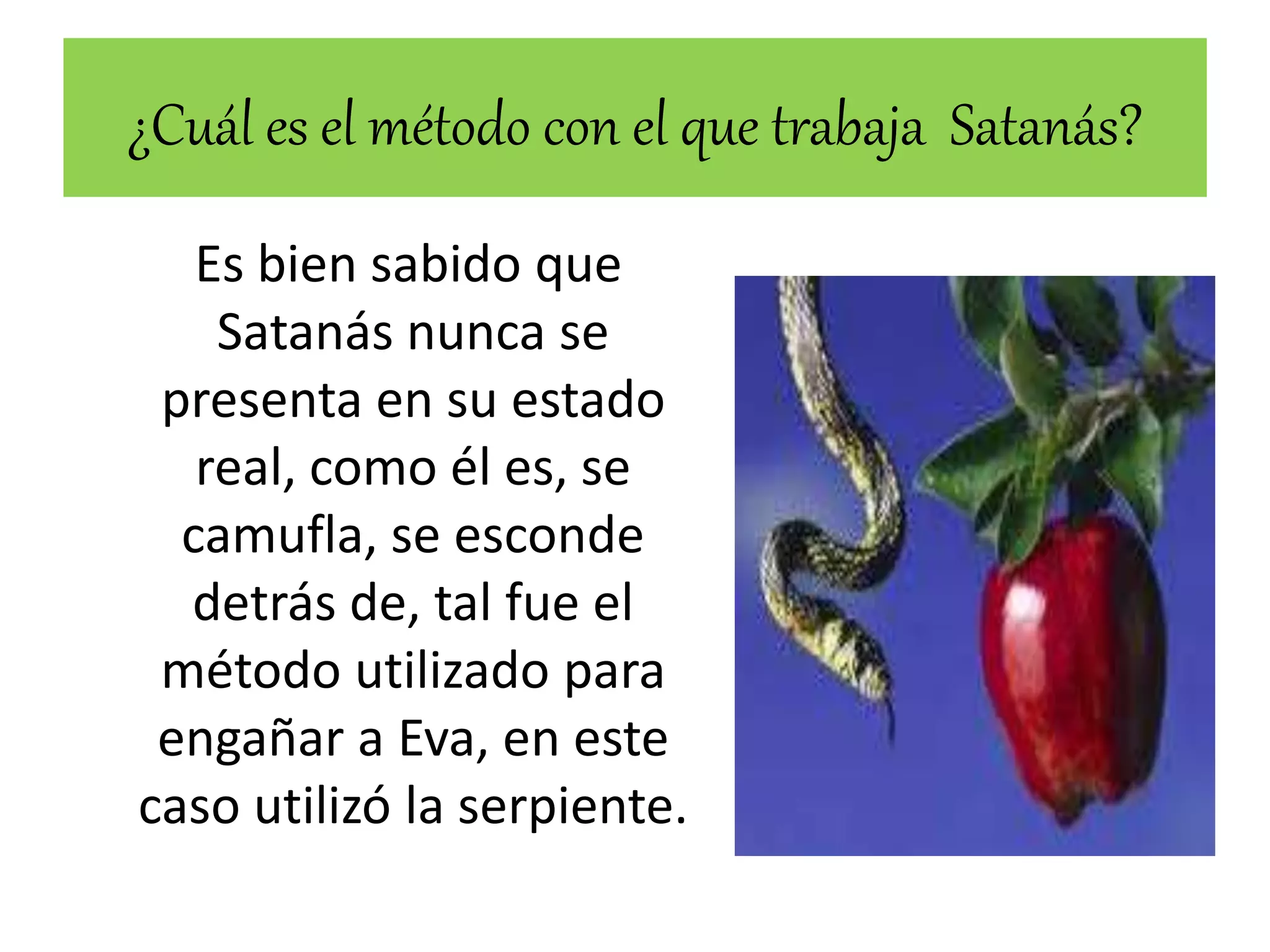 LOS ENGANOS SATANICOS DE LOS ULTIMOS DIAS.ppt
