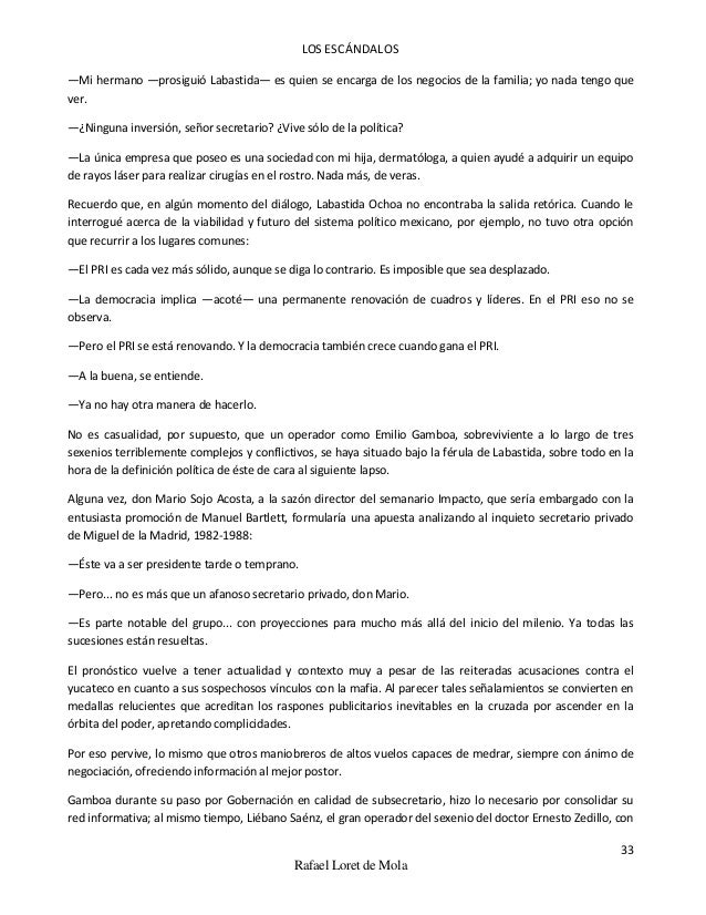 Los escandalos rafael loret de mola Tomasito, el artista que un día crío fama, y jamás se echó a