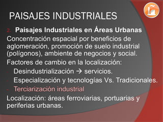 PAISAJES INDUSTRIALES
 