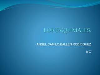 ANGEL CAMILO BALLEN RODRIGUEZ
8-C
 